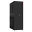 Шкаф серверный 48U 800х1200 передняя дверь: двустворчатая глухой металл IP51. задняя одностворчатая боковые панели: перфорированные. цвет: черный RAL9005 - NS 8248.9522 SYSMATRIX