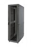 Шкаф Racknet S3000 22U 600 x 600, передняя дверь перфорированная одностворчатая, задняя черный - 60F-22-66-34BL Eurolan