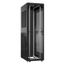 Шкаф серверный 42U 800х1000 передняя дверь: без. задняя двустворчатая глухой металл IP51. боковые панели: перфорированные. цвет: черный RAL9005 - EX 8042.9052 SYSMATRIX