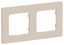 Рамка 2-м СП FLITE РУ-2-К-ФлЛ льняной IEK FI-M22-32-20-K88