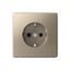 Розетка ArtGallery 16А с заземл. быстрозажим. клем. механизм шампань SE GAL000543S APC