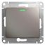 Переключатель проходной 1-кл. СП Glossa 10А IP20 (сх. 6а) 10AX с подсветкой механизм платина SE GSL001263 APC