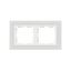 Рамка на 2 поста, S82N, белый - (стекло) 82627-30 Simon