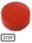 Кнопочный шильдик , выступающий красные СТОП, M22-XDH-R-GB0 - 218239 EATON