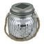Светодиодный садовый светильник USL-M-211/GN120 SILVER JAR на солнечной батарее,теплый белый свет. 1*АА Ni-Mh аккумулятор в/к. IP44 Uniel - UL-00003209