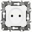 Розетка однофазная скрытого монтажа, в рамку без шторок белый матовый 16А 250В IP20 автоматические (безвинтовые) зажимы 12-2105-01М Эра 12 - Б0065704