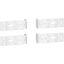 Комплект (4шт.) для крепления щита Resi9 KV к стене | R9H10965 Schneider Electric APC