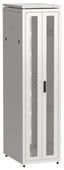 Шкаф напольный сетевой 19' LINEA N 47U 600х800мм передняя распашная перфорированная дверь задняя серый - LN35-47U68-2PP IEK