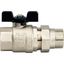 Кран шаровой со сгоном 1 1/4' ВН ручка бабочка - RG008Q0M497039 STOUT SVB-0007-000032