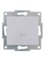 Выключатель 3-кл. 1п СП Karina 10А IP20 механизм бел. LEZARD 707-0288-109