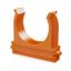 Держатель для труб (клипса) d40мм оранж. Промрукав PR13.0106 Строитель