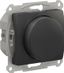 Механизм светорегулятора поворотно-нажимного Glossa LED RC 315Вт антрацит SchE GSL000730 APC