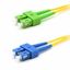 Патч-корд оптический переходной (SM), 9/125 (OS2), SC/APC-SC/UPC, (Duplex), PVC, 2м | 50-2059 REXANT MEET