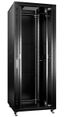 Шкаф телекоммуникационный SH-05C-42U80/100-BK 19дюйм 42U 800х1000х2055 передняя стеклян. и задняя сплошная метал. двери черн. Cabeus 8545c