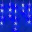 Гирлянда занавес светодиодная "Звездочки-1" ULD-E5505-196/DTK WHITE-BLUE STARS-1 бел. и син. 56LED 5.5х0.5м IP20 Uniel UL-00001410