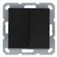 Переключатель перекрестный 2-кл. 10А IP20 механизм антрацит Jasmart G3014B