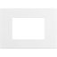 Рамка 3мод. Axolute Air декоративная итальянская модульность матовый бел. Leg BTC HW4803AW Legrand