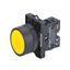Кнопка управления NP2-EA51 без подсветки желтая 1НО, IP40 (R) | 574086 CHINT