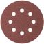 Круг шлифовальный с отверстиями (липучка) 125мм Р 36 алюм./оксидные (уп.5шт) КУРС 39781