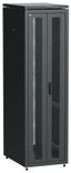 Шкаф напольный сетевой 19' LINEA N 42U 600х800мм передняя распашная перфорированная дверь задняя черный - LN05-42U68-2PP IEK