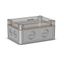 Коробка 150х110х73 АБС-пластик,светло-серый цвет корпуса,крышка низкая прозрачная,пластина МП1 | КР2801-421 HEGEL