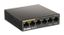 Коммутатор неуправляемый DSS-100E-6P/A1A с 6 портами 10/100Base-TX (4 порта PoE 802.3af/at PoE-55Вт дальность до 250м) D-link 1859179