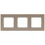 Рамка для розеток и выключателей Серия 12 12-5203-04 на 3 поста, Классик, шампань | Б0067783 ЭРА