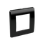 Рамка на 2 модуля (1-местная). черная. RAL7016 | 75010B DKC ДКС