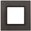 Рамка для розеток и выключателей серый стекло ЭРА Elegance 14-5101-32 - Б0034486