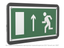 Знак безопасности PS-33186-Black.E12''Напр. к эвакуационному выходу прямо (лев.)'' - a32968 BS
