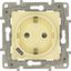 Розетка с заземлением USB тип C - Legrand Etika со шторками 16А 250В 1500мА 7,5Вт безвинтовые зажимы слоновая кость | 672388