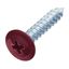 Саморез металл-металл 4.2х16 прессшайба RAL 3005 вин./красн. (европодвес) (уп.35шт) СТРОЙМЕТИЗ 25301016135