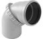 Отвод поворотный 50мм для внутренней канализации - 23100050 VALFEX 22763