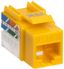 Модуль Keystone Jack кат.6 UTP 110 IDC 90град жёлтый | CS1-1C06U-11-05 ITK IEK