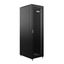 Шкаф напольный универсальный серверный R 42U 600х800мм, 4 профиля 19, двери перфорированная и сплошная металл, боковые стенки съемные, регулируемые опоры, разобранный, черный RAL 9005 - NTSS-R42U6080PD-BL УТ000100447