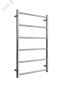 Полотенцесушитель электрический J neo 80/50 с диммером цвет хром - 4657763844837 ДВИН