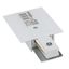 Ввод питания для шинопровода UBX-Q123 R01 WHITE 1 POLYBAG типа R однофазный бел. Volpe UL-00007379 Uniel