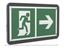 Знак безопасности PS-33186-Black.E35''Напр. к эвакуационному выходу направо'' - a32978 BS