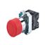 Кнопка управления "Грибок" Φ30мм фиксацией NP2-BS445 без подсветки красная 1НО+1НЗ, IP40 (R) | 574013 CHINT