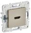 Розетка HDMI SKANDY SK-H01Sh шампань IEK SK-H10-K37