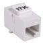 Адаптер проходной ITK IDC Dual-IDC Dual категория 5е UTP тип Keystone Jack белый - CS7-1C5EU IEK