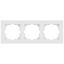 Рамка для розеток и выключателей Intro Accent 6-503-01М на 3 поста, СУ, белый матовый | Б0063744 ЭРА