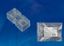 Соединитель контактный прямой UTC-K-12/A67-NNN CLEAR 025 POLYBAG для светодиодных лент 220В 10х7мм 2 контакта прозр. (уп.25шт) Uniel UL-00000868