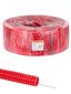 Труба гофрированная ПНД d 20 с зондом (100 м) легкая красная ТDM | SQ0413-0032 TDM