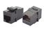 Адаптер проходной RJ45-RJ45. UTP категории 6 keystone. черный - 12B-U6-03BL Eurolan