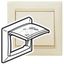 Рамка 1-м Valena IP44 сл. кость Leg 774350 Legrand