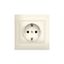 Розетка Севиль с заземл. сл. кость Universal Б-С0028 Союз