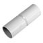 Патрубок-муфта д50 безгалогенная (HF) атмосферостойкая серая (12шт/144шт уп/кор) | PR13.0355 Промрукав Строитель