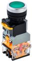 Кнопка D8-11D d=22мм 1з+1р с подсветкой зеленая | BBT30-11D-3-12-K06 IEK