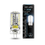 Лампа светодиодная Black 3Вт капсульная 4100К нейтр. бел. G4 240лм 12В силикон GAUSS 207707203